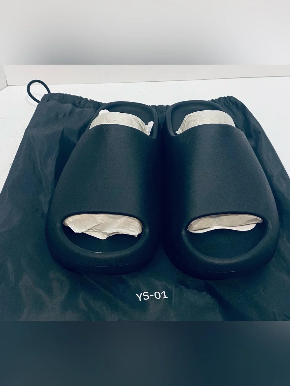 YZY YS-01 Black Slides Kanye West Men’s Size 14 New With Dust Bag Sandals
